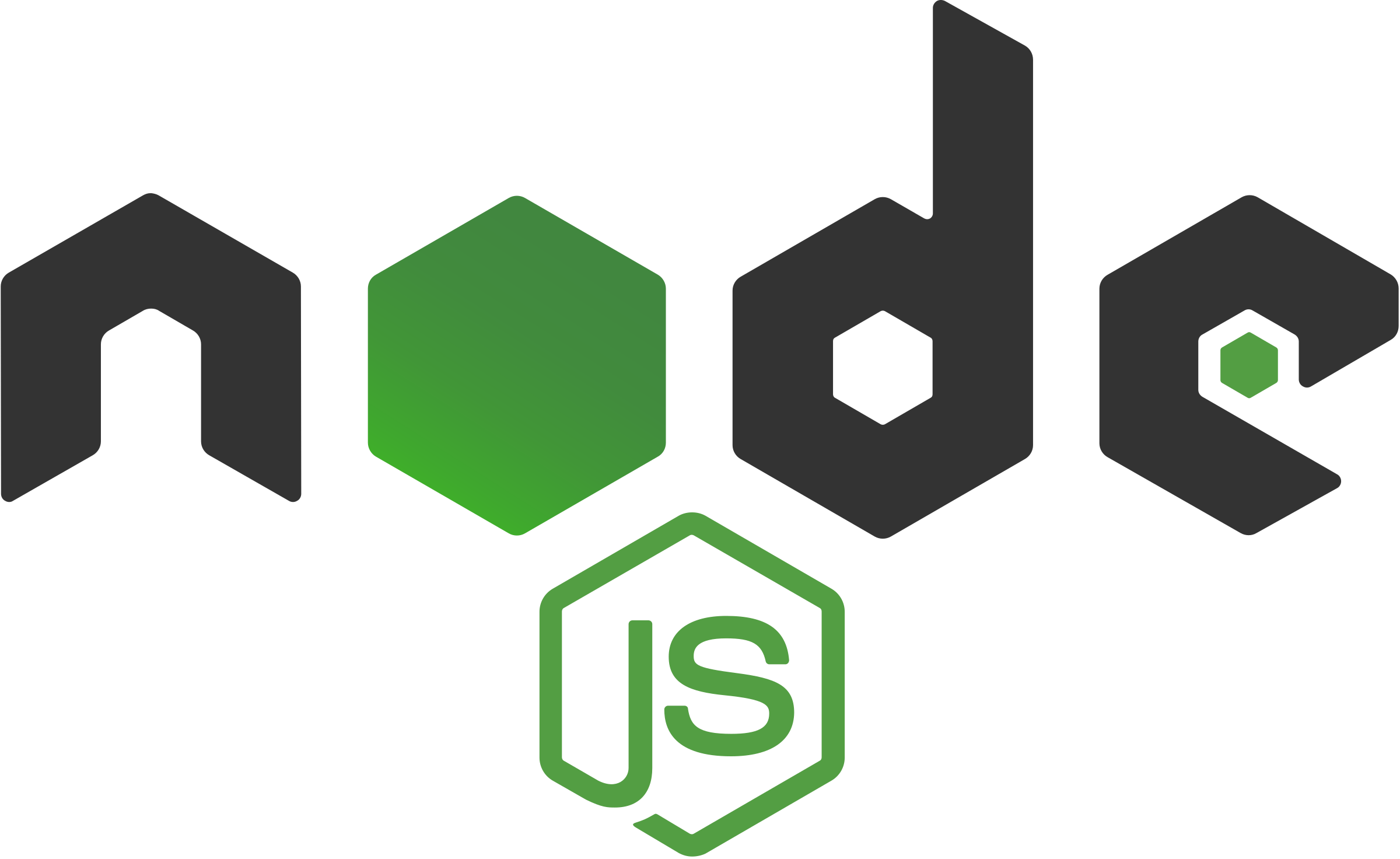Logo de Node.js - Entorno de ejecución JavaScript del lado del servidor